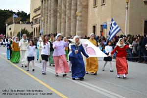 165- Rhodes- Defile Dodecanese grec